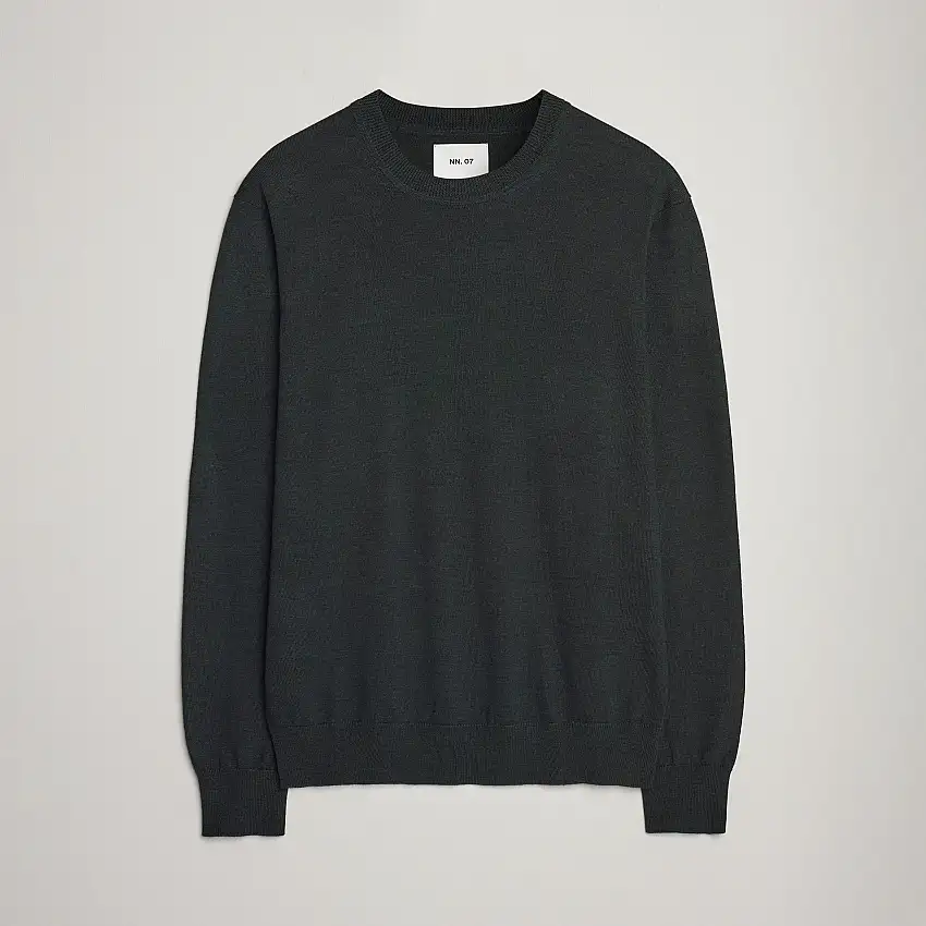 Ted Merino Crew Neck Pullover Dark Army