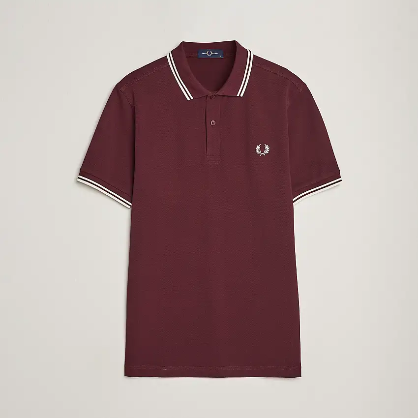 Twin Tipped Polo Shirt Oxblood