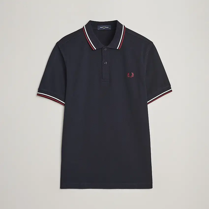 Twin Tipped Polo Shirt Navy