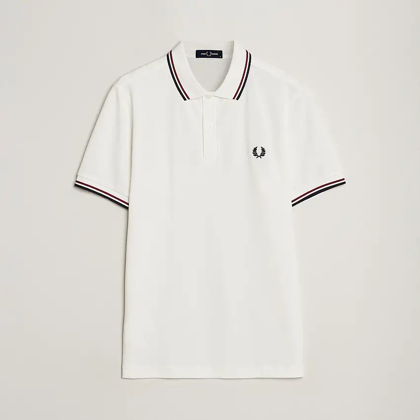 Twin Tipped Polo Shirt Snow White
