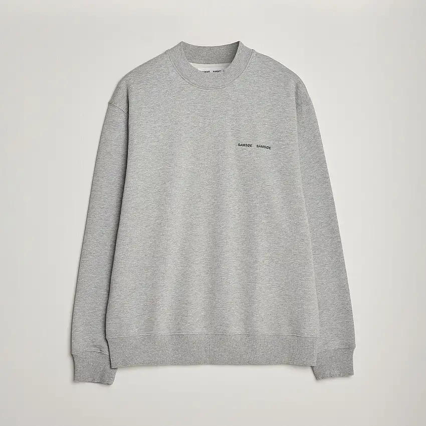 Norsbro Crew Neck Sweatshirt Grey Melange