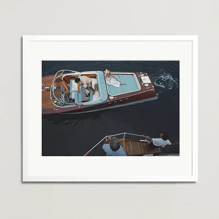 Framed Slim Aarons Monte Carlo