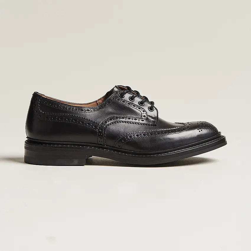 Bourton Country Brogues Black Calf