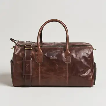 Devon Leather Travel Bag Dark Brown