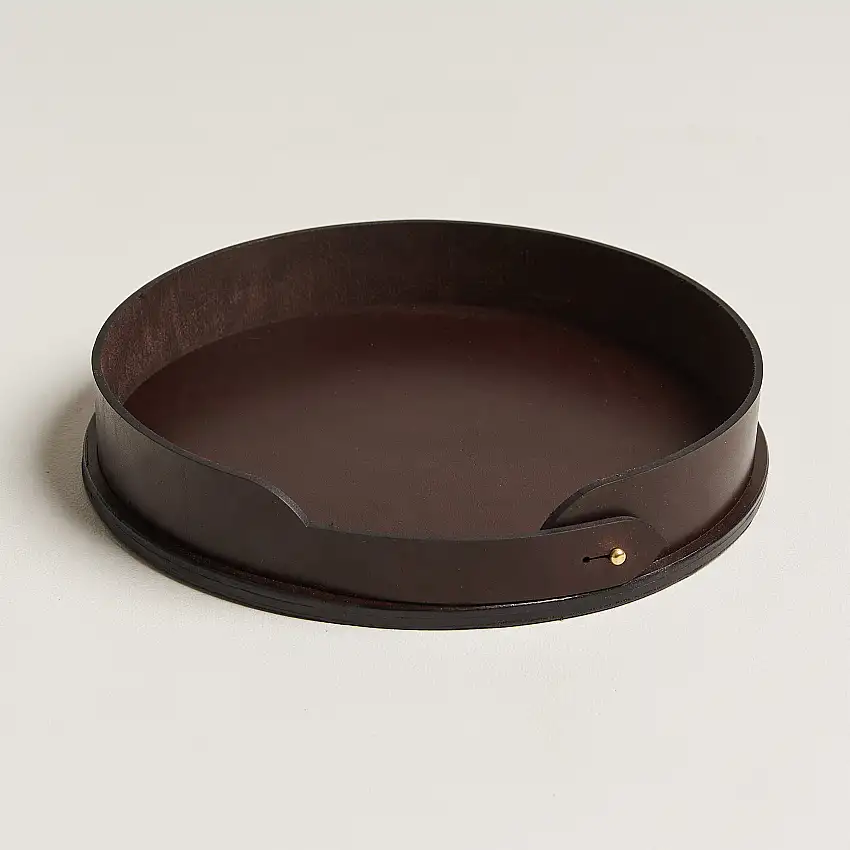 Leather Tray 007 Dark Brown