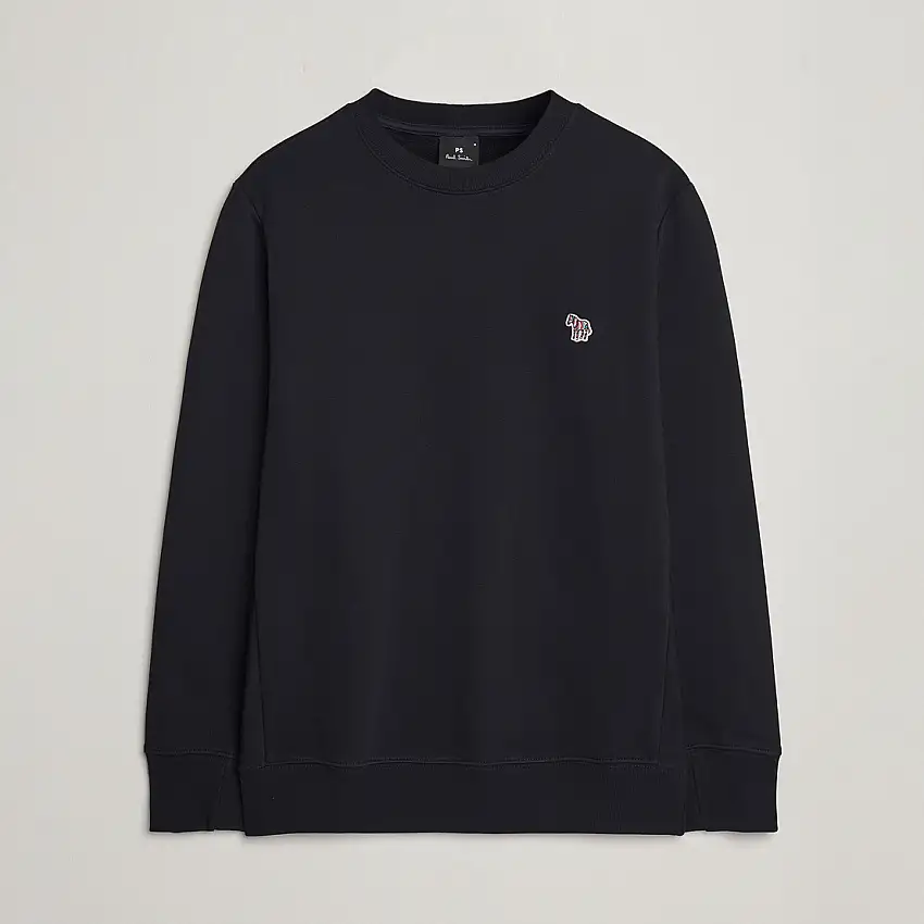 Zebra Organic Cotton Sweatshirt Black