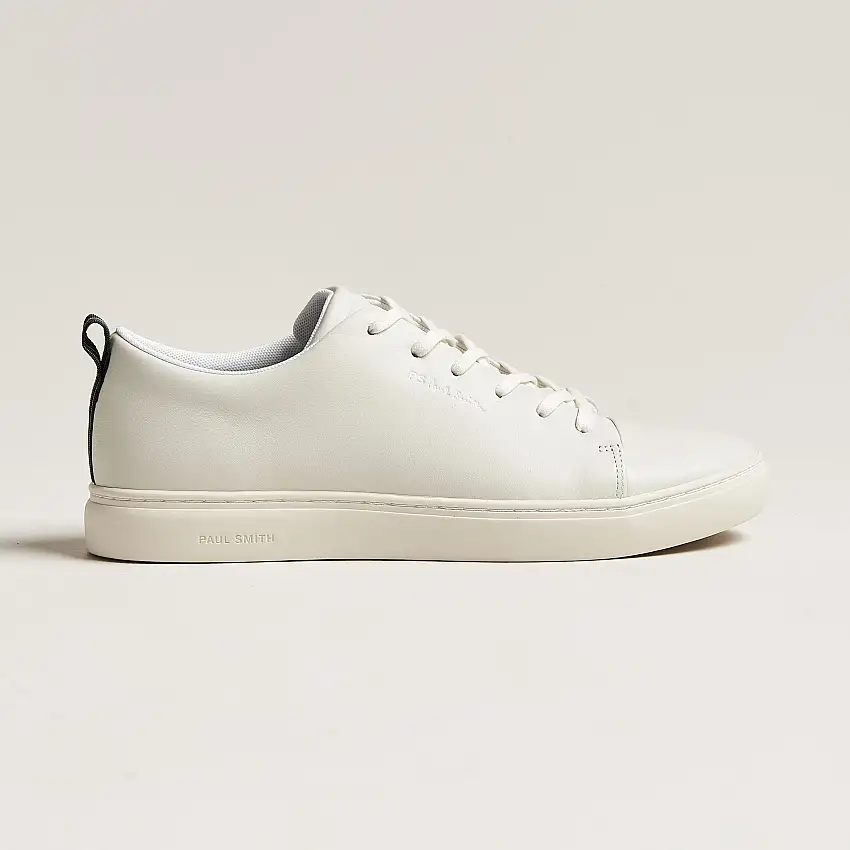 Lee Cap Toe Leather Sneaker White