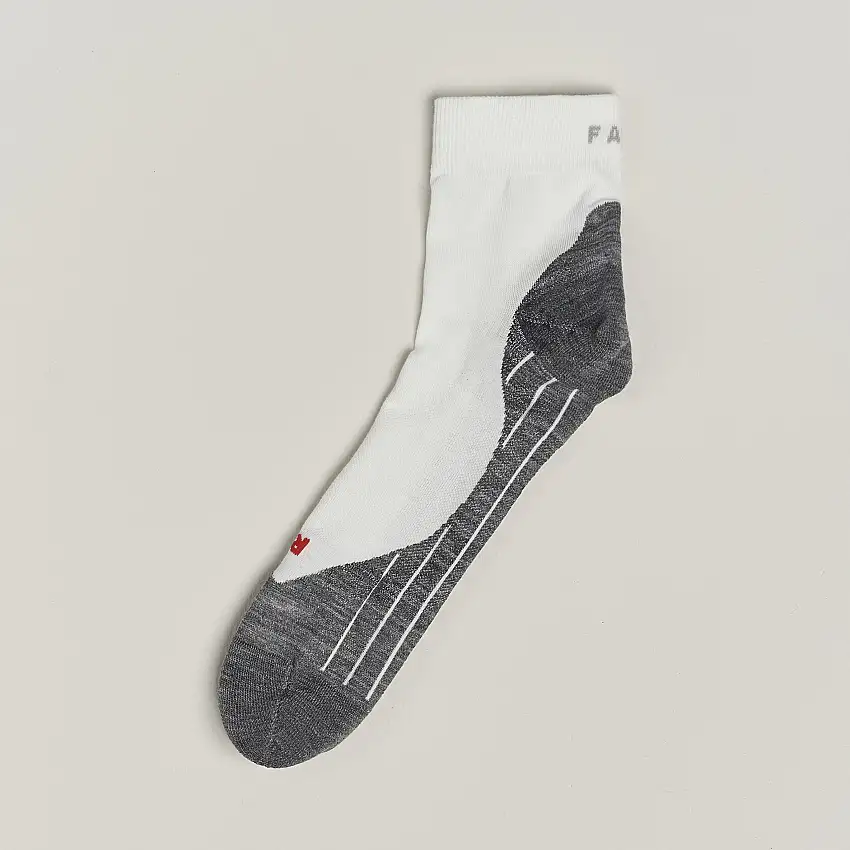 RU4 Endurance Short Running Socks White Mix
