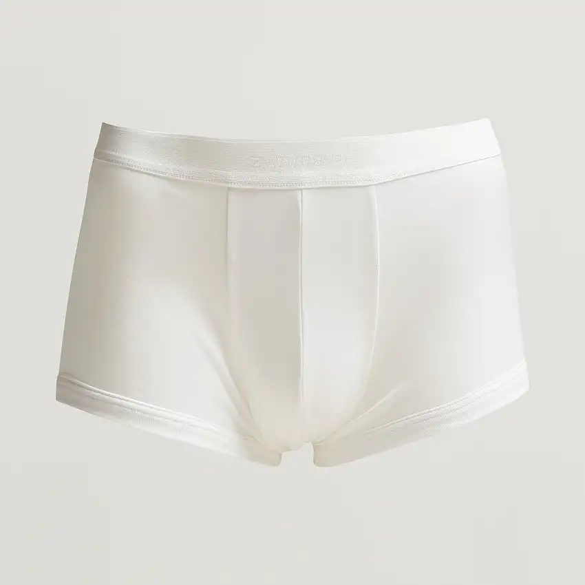 Sea Island Cotton Boxer Briefs White