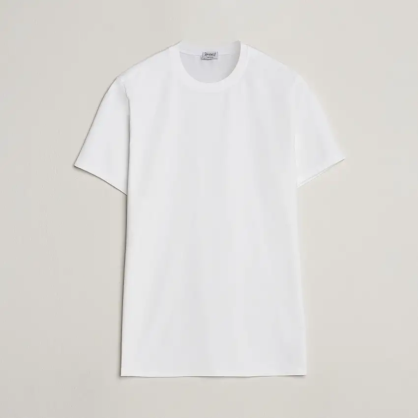 Pureness Modal Crew Neck T-Shirt White