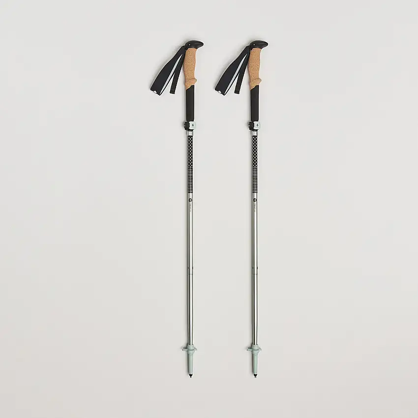 Distance FLZ Trekking Poles Black/Foam Green