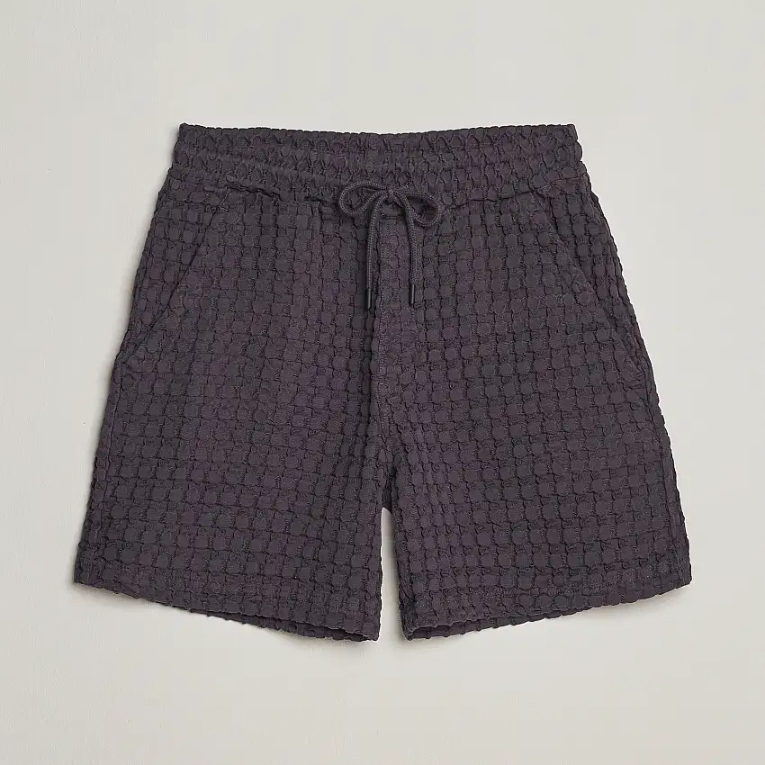 Porto Waffle Shorts Nearly Black