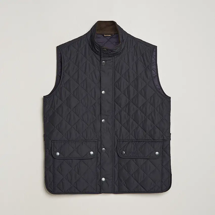 New Lowerdale Quilted Gilet Navy