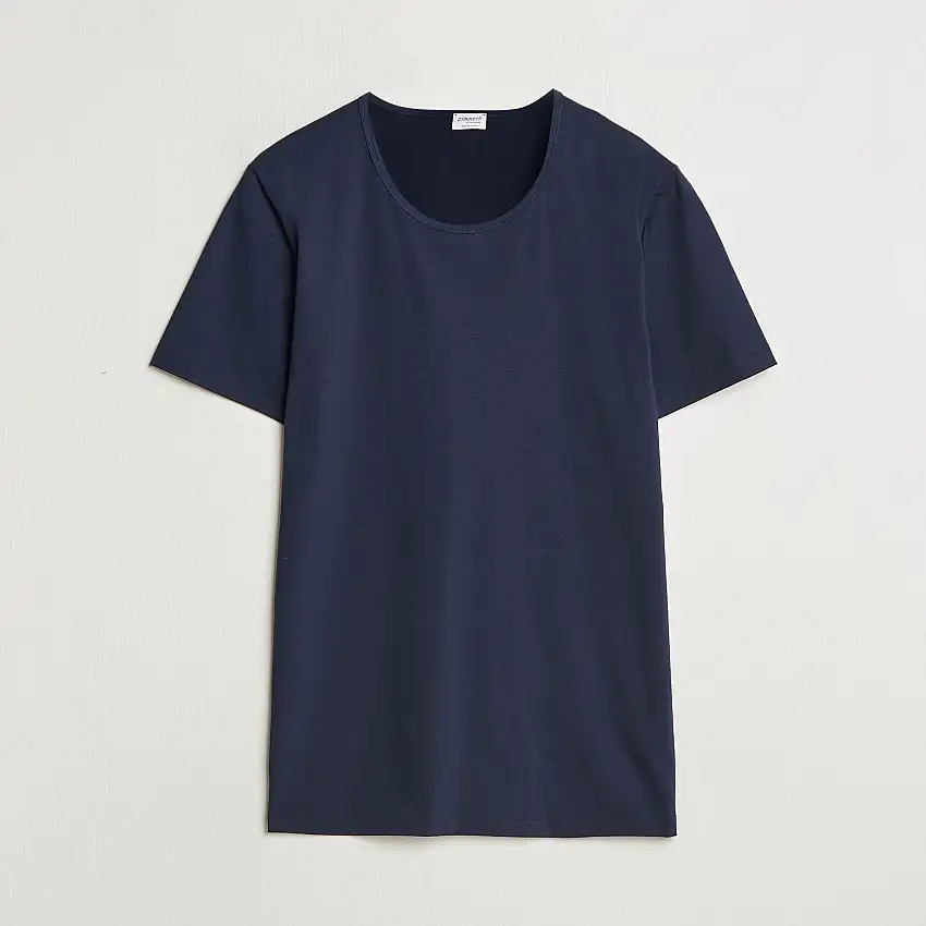 Pure Comfort Crew Neck T-shirt Navy