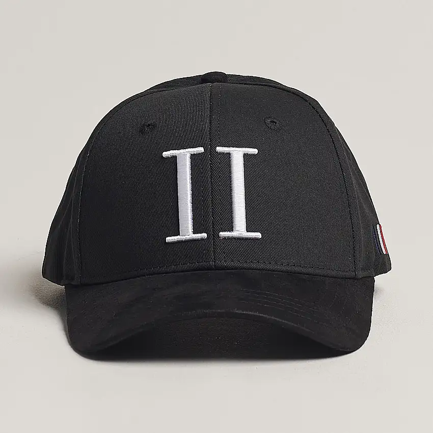 Baseball Cap Suede II Black/White