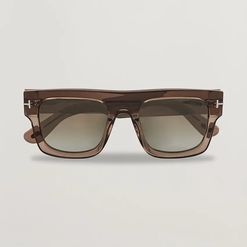 Fausto FT0711 Sunglasses Brown/Green