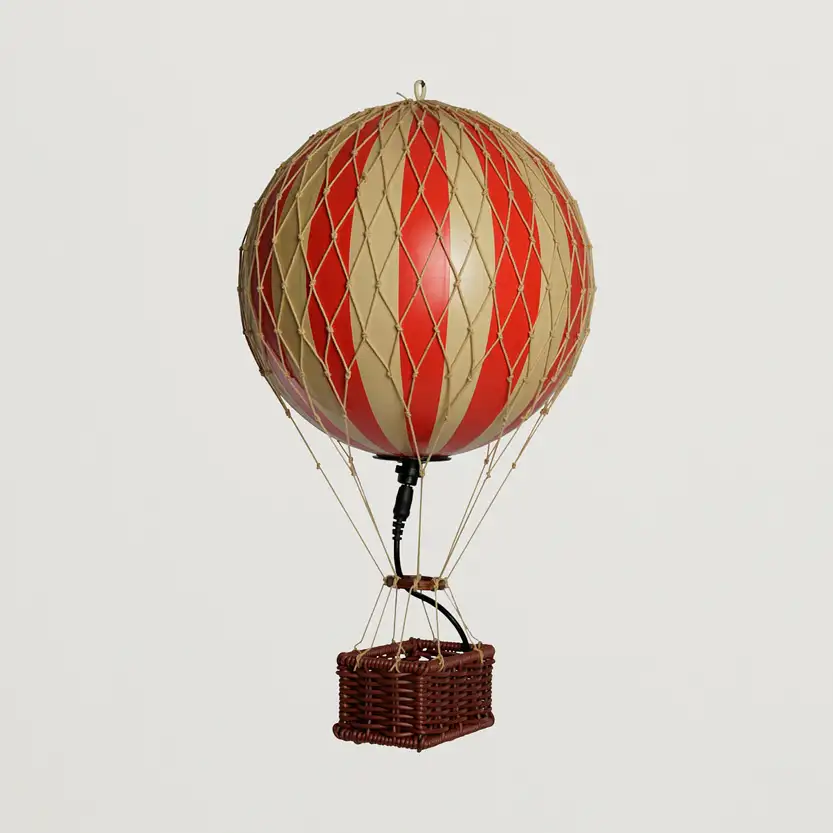 Travels Light Led Balloon True Red
