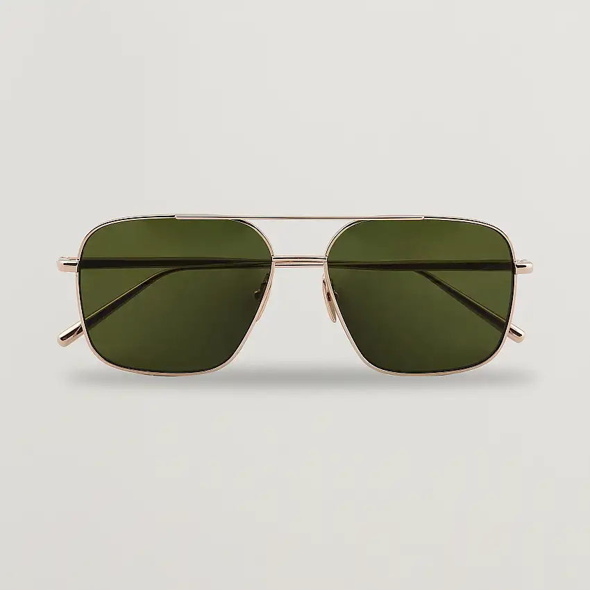 Aviator Sunglasses Green