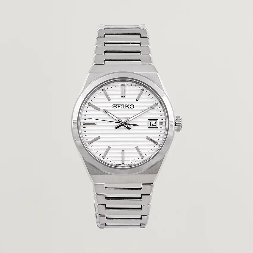 Sapphire 39mm Steel White Dial
