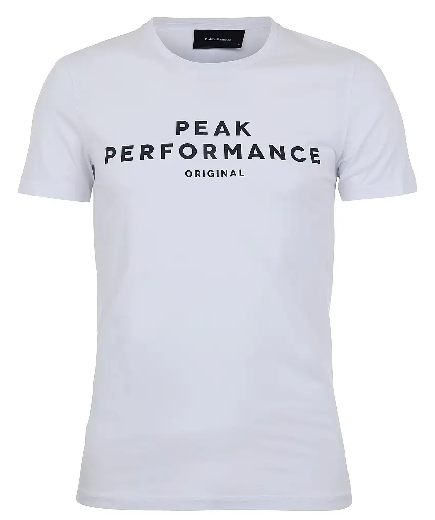 Peak Performance Logo ss tee - Vit