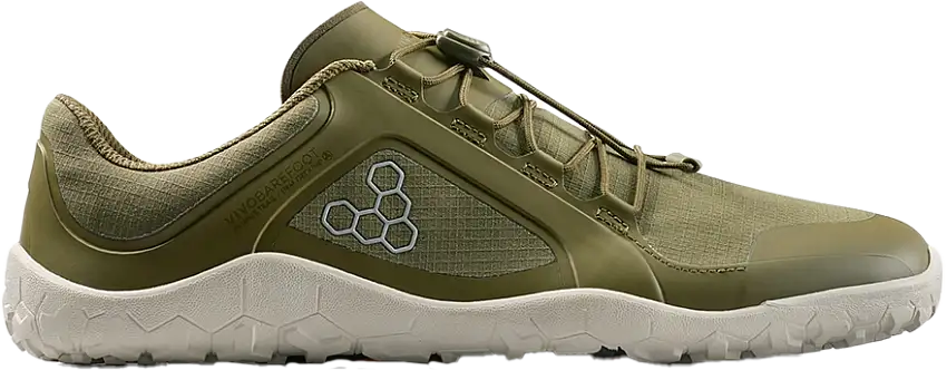 Vivobarefoot Women's Primus Trail III All Weather FG Dark Olive/White