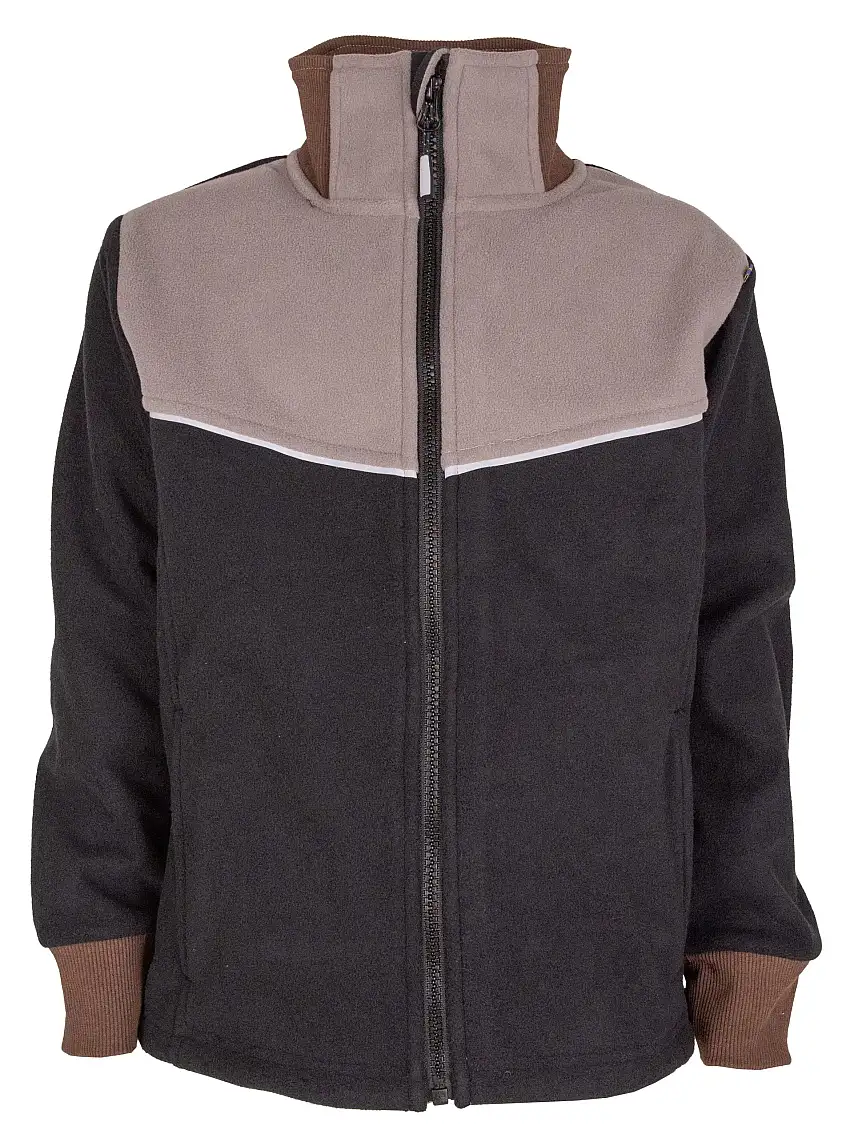 Lindberg Kids' Stormy Jacket Windfleece Grey/black