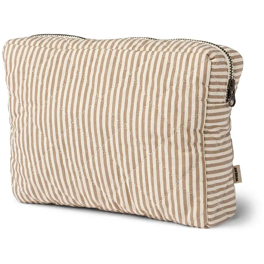 Wheat Cappucino Stripe Wash Väska Small Ziggy