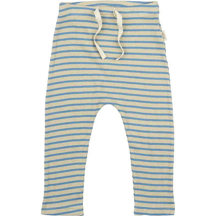 Petit Piao Allure Blue/Dark Off White Byxor Modal Striped