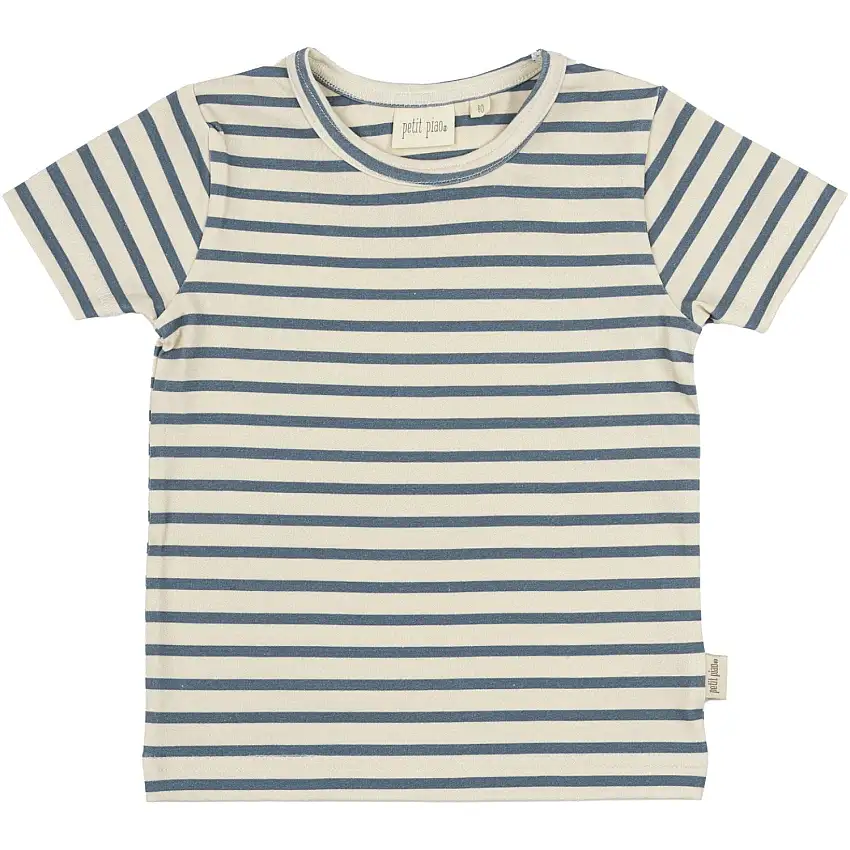 Petit Piao Blue Mirage T-Skjorta S/S Baggy Sum Printed