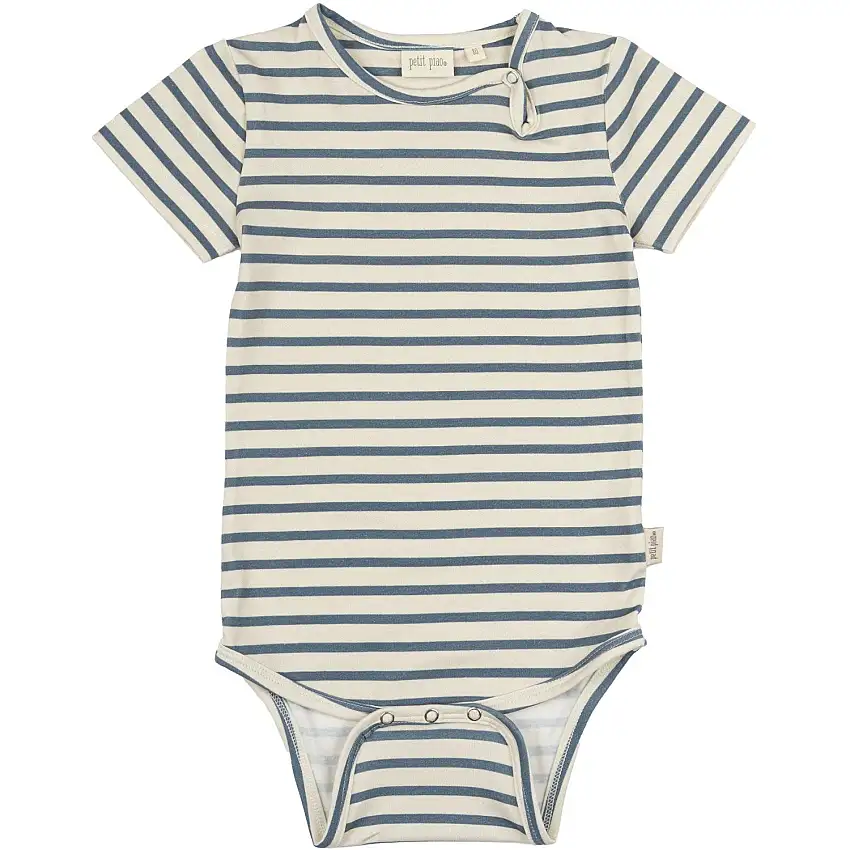 Petit Piao Blue Mirage Body S/S Sum Printed