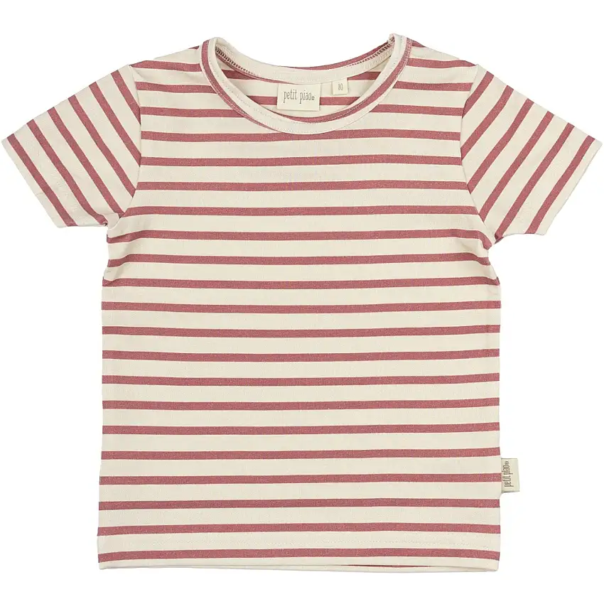 Petit Piao Withered Rose T-Skjorta S/S Baggy Sum Printed