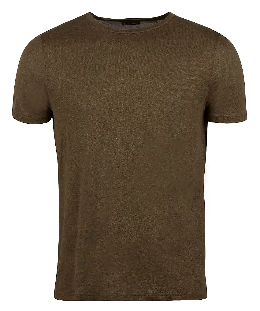Stenströms T-Shirt Linen - Grön