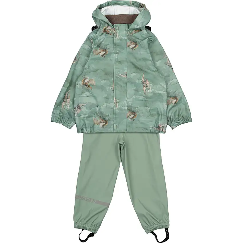 Mikk-Line Green Bay AOP Seler PU Regn Set