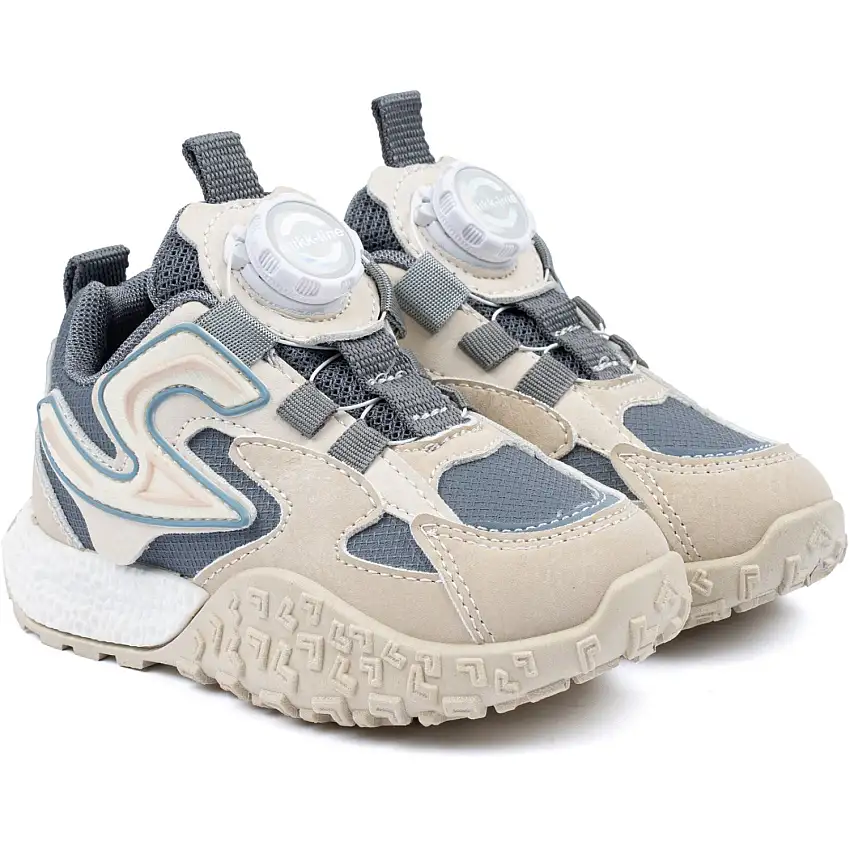 Mikk-Line Faded Denim Sneakers Med Spin