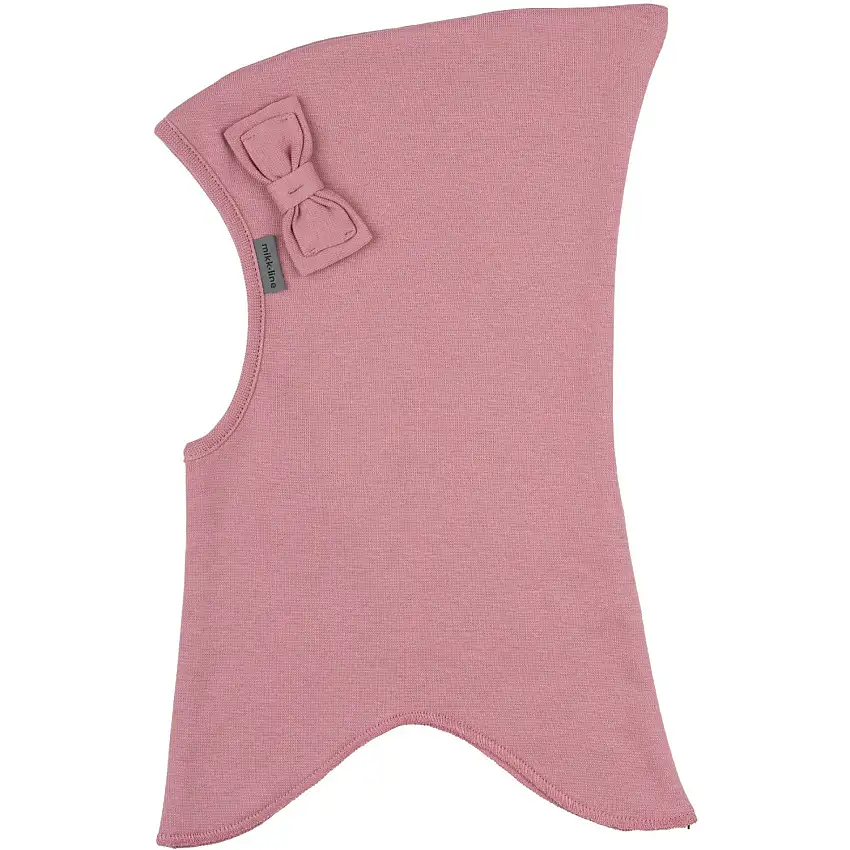 Mikk-Line Lilas Bow Bomull Balaclava