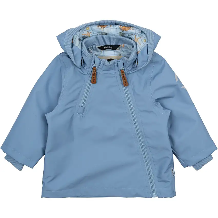 Mikk-Line Faded Denim Polyester Baby Jacka