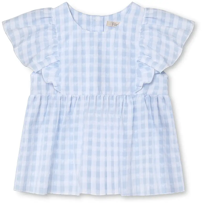 Fliink Dream Blue Check Pari Topp