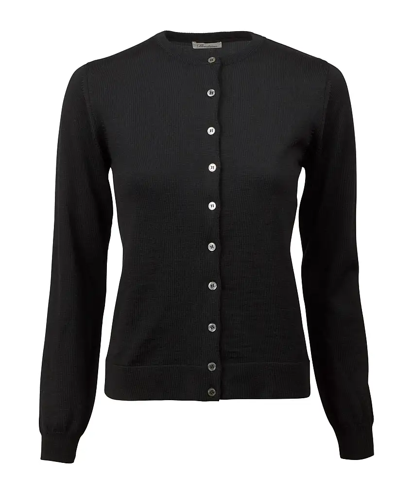 Stenströms Sigrid merino cardigan - Svart