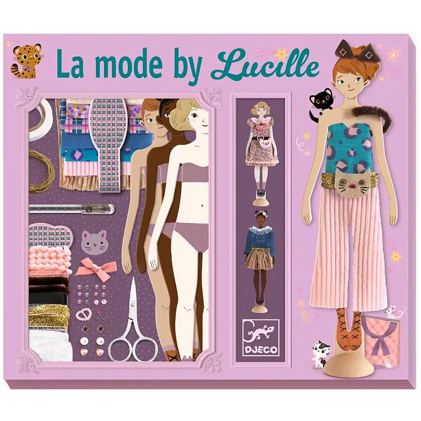 Djeco Pappersdockor, Mode av Lucille
