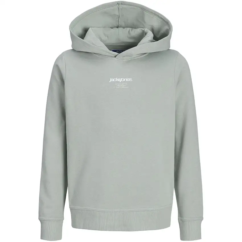 Jack & Jones Junior Aqua Gray Tarmac Camo Back Print Hoodies