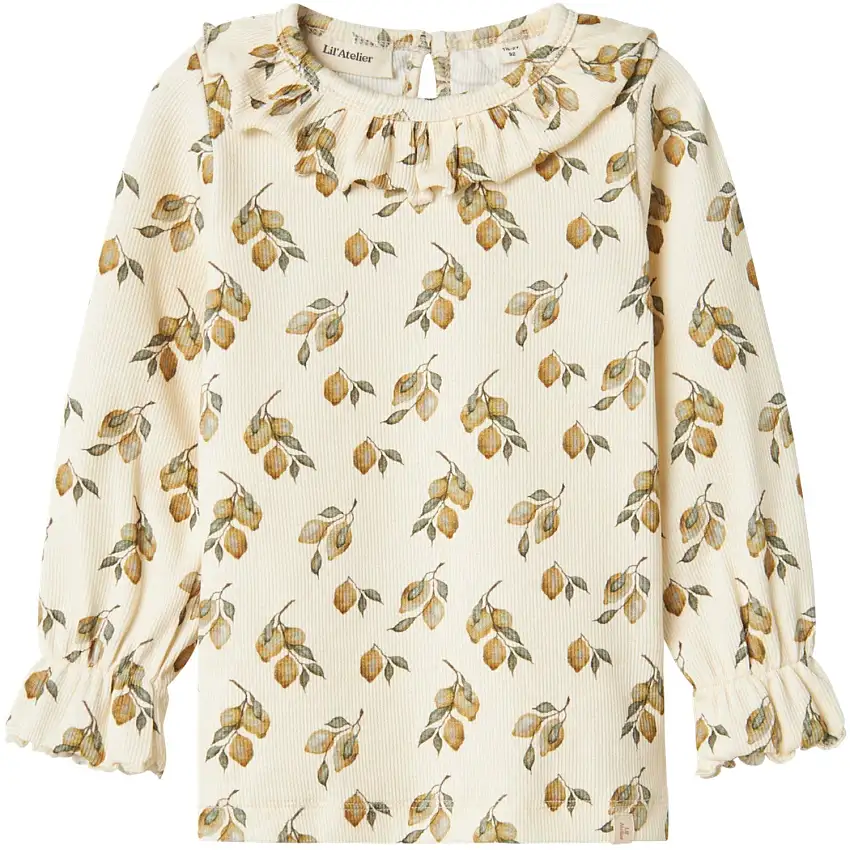 Lil'Atelier Turtledove Lemon Gavo Eug Slim Blus
