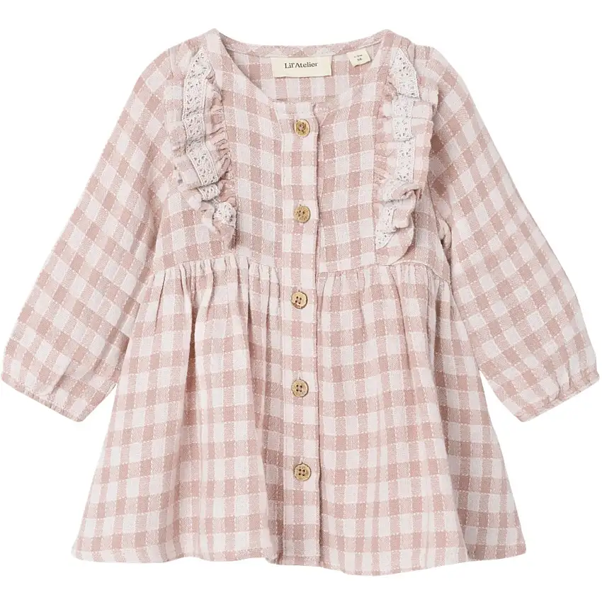 Lil'Atelier Peach Whip Dagmar Loose Klänning