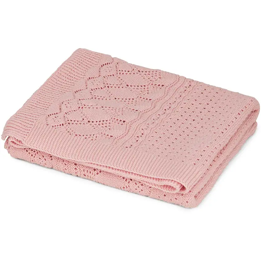 Cam Cam Copenhagen Sorbet Pointelle Baby Stickad Filt