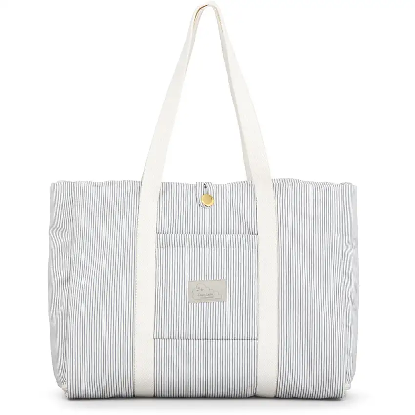Cam Cam Copenhagen Classic Stripes Blue Fold-Out Skötväska