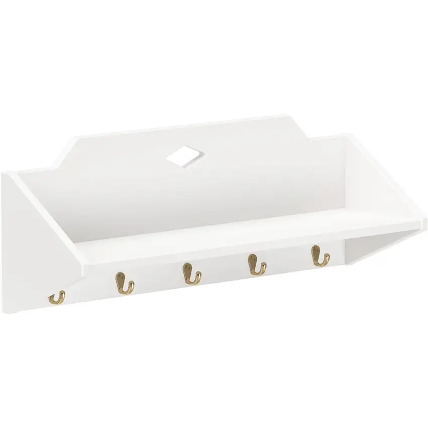 Cam Cam Copenhagen White Luca Hylla med krokar