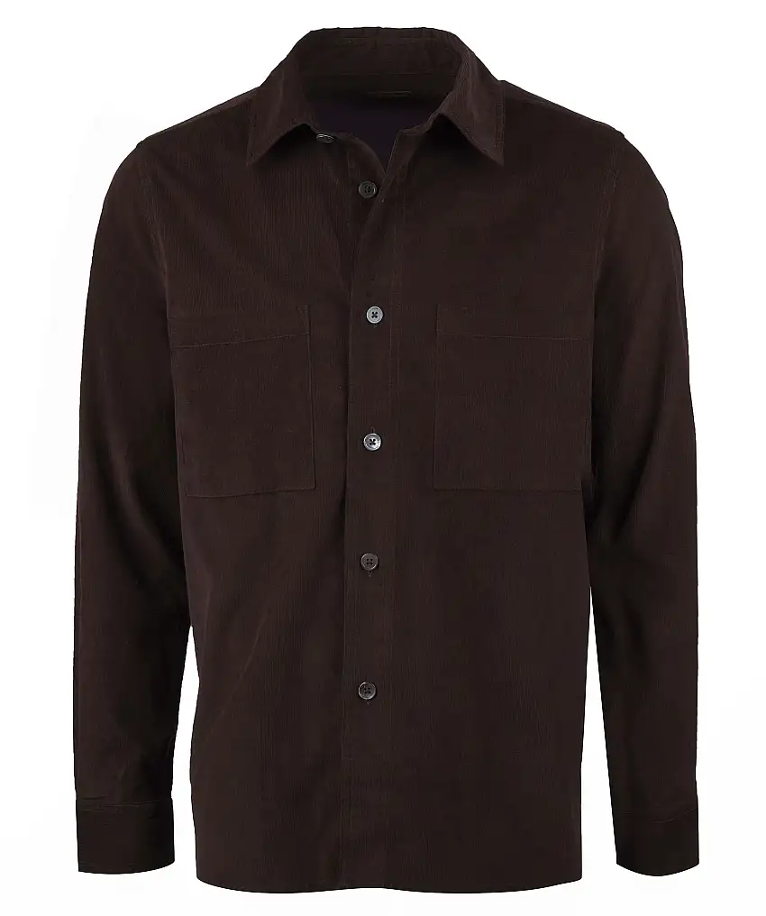 Stenströms Corduroy Overshirt - Brun