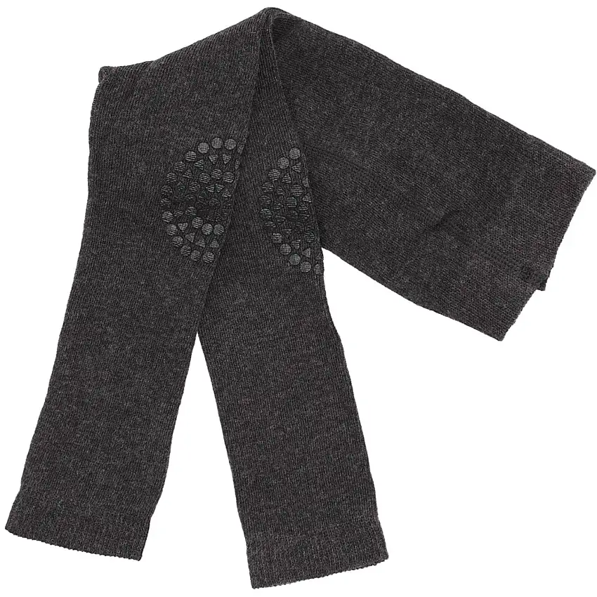 Gobabygo Dark Grey Melange Crawling Leggings Organic Bomull