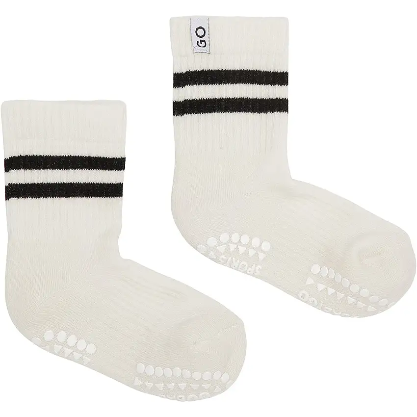 Gobabygo Black Non-Slip Sport Strumpor