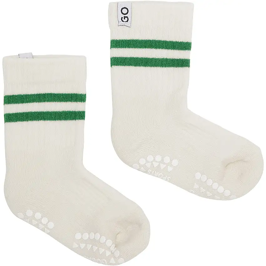 Gobabygo Green Non-Slip Sport Strumpor