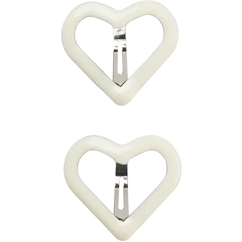 Lil'Atelier Turtledove Olina 2-Pack Hårklämmor